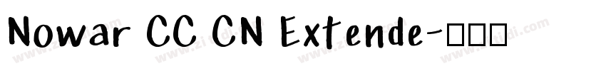 Nowar CC CN Extende字体转换
